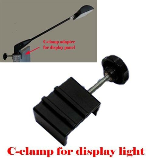 C-clamp Adapter Converter For  Pop Up Tension Booth Display Light Led/halogen Dx