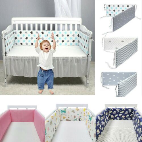 1pc Breathable Baby Crib Bumper Liner Mesh For Cradle Newborn Crib Pads 78 Inch